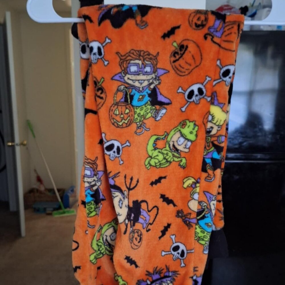 Fuzzy Rugrats Halloween Jammie Pants